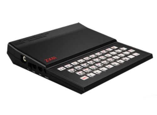 Ordinateur ZX81 Sinclair - fonctionnel mais clavier partiel